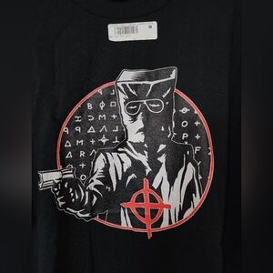 NWT Zodiac Killer Black 100% Cotton T-shirt, 4XL